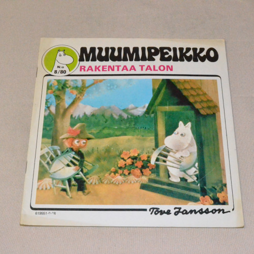 Muumipeikko 08 - 1980 Rakentaa talon